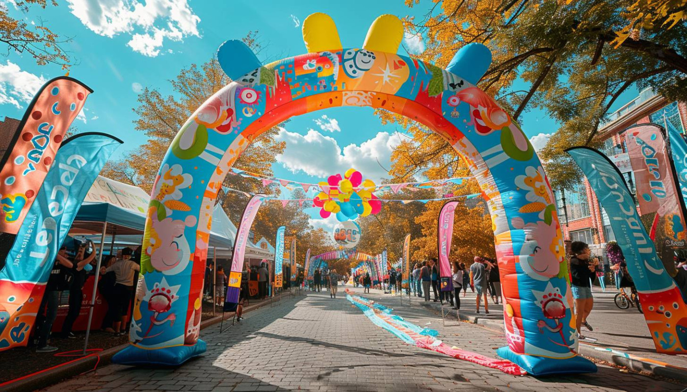 Communication - Maximiser la visibilité des événements avec des arches gonflables personnalisées