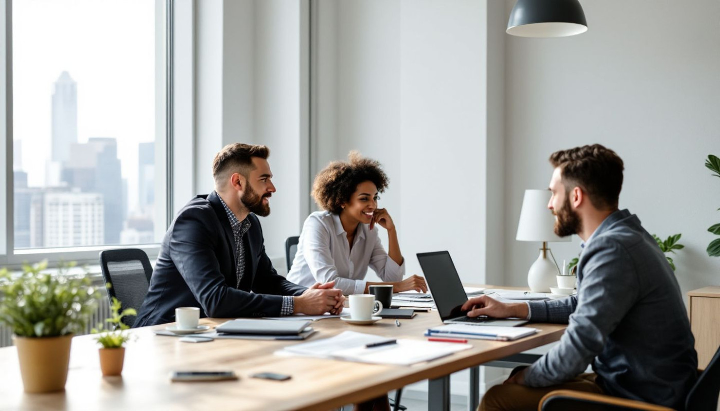 Communication - Maximiser productivité et réseautage dans un espace de coworking moderne
